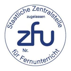 Zulassungszeichen ZFU (Staatliche Zentralstelle für Fernunterricht)